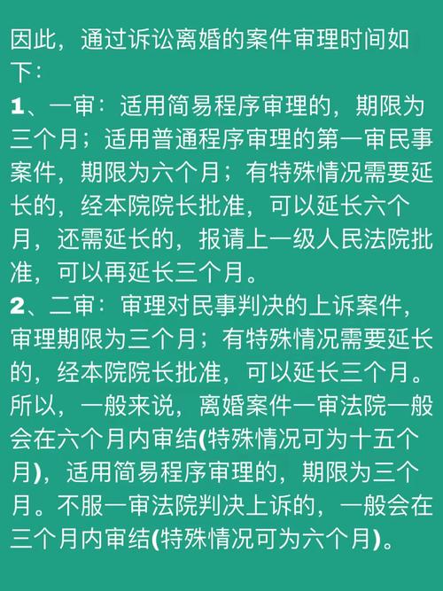 诉讼离婚耗时几何？资深专家详解审限与流程