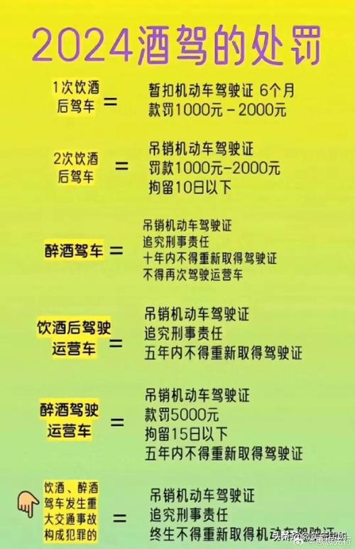 酒后驾车处罚标准与应对指南