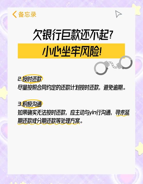 银行欠款未偿：法律的严肃后果与应对之策