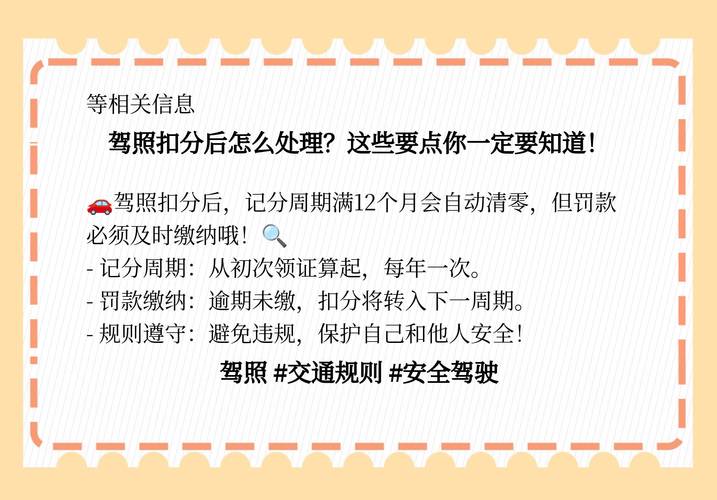 驾照不慎被扣六分？两大途径助您从容应对