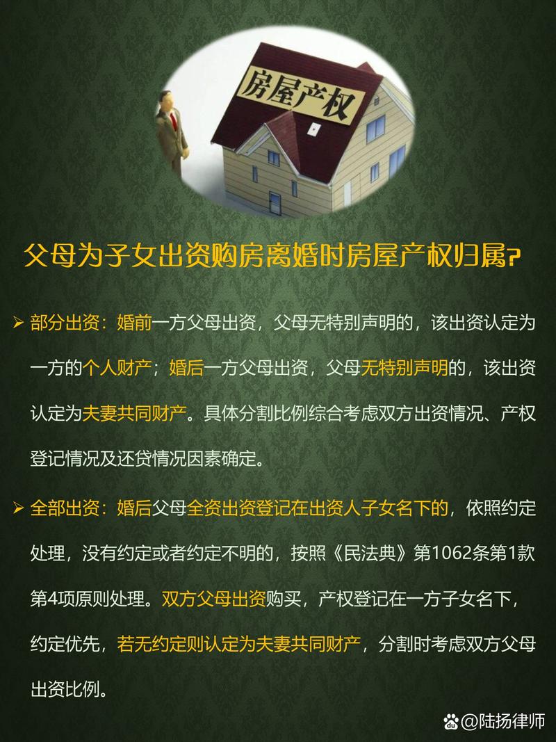 父母出资购房产权归属的法律解读