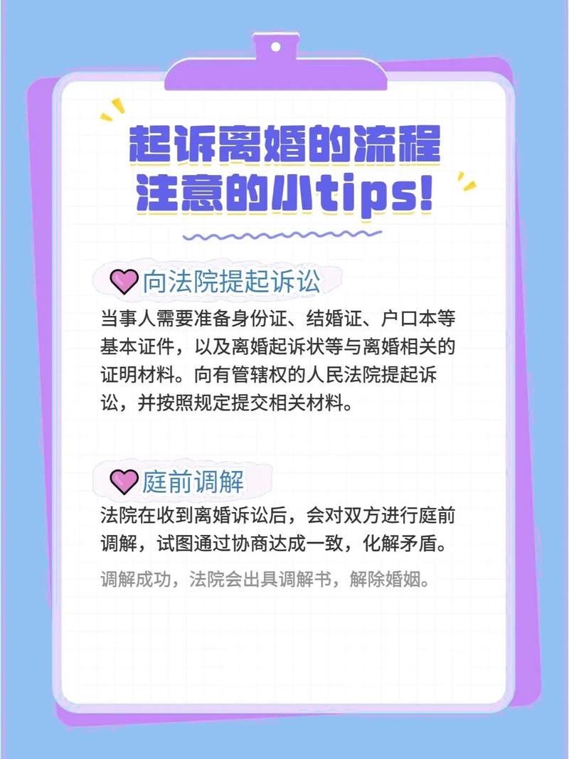 离婚流程详解与注意事项